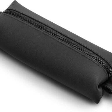 TOOLETRIES The Koby Dopp Kit Toiletry Bag- Mini 8.5" x 2.75" x 2", Charcoal | Compact silicone leak-resistant travel toiletry bag with a heavy-duty zipper that's easy to clean.